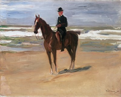 Rider on the Beach by Max Liebermann
